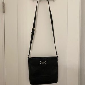 Kate Spade black medium crossbody bag